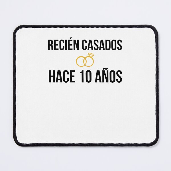 Item preview, diez años de aniversario Recién casados hace 10 años designed and sold by snowry.