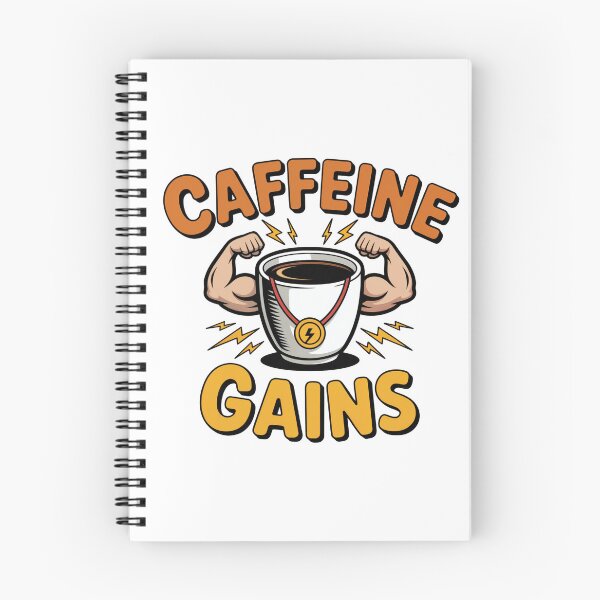 Item preview, Caffeine Gains – Coffee for Muscle Builders designed and sold by emilianaka.