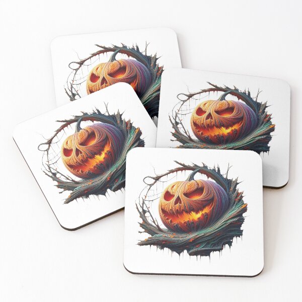 Item preview, On the branch is a big, grinning pumpkin for Halloween designed and sold by MadinaFatt.