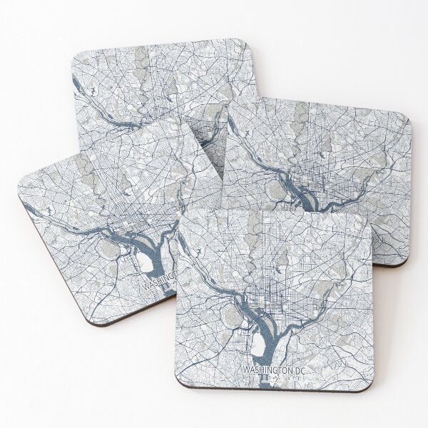 Item preview, Washington DC City Map USA  - Coastal designed and sold by deMAP.