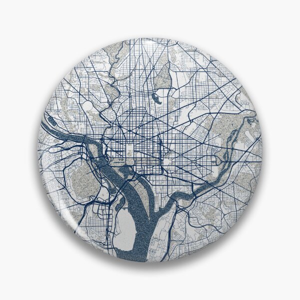 Item preview, Washington DC City Map USA  - Coastal designed and sold by deMAP.
