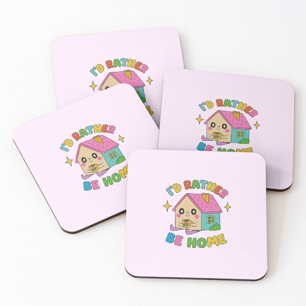 Item preview, I’d Rather Be Home – Cute Kawaii House Illustration designed and sold by BadGirlzz.