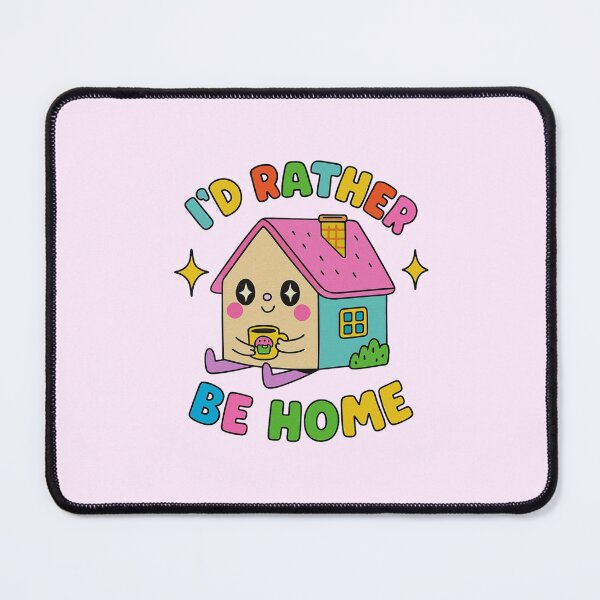 Item preview, I’d Rather Be Home – Cute Kawaii House Illustration designed and sold by BadGirlzz.
