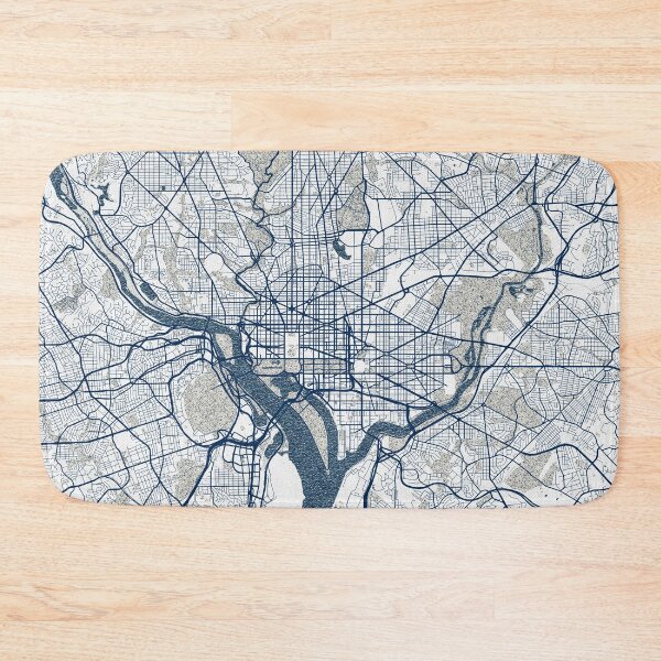 Item preview, Washington DC City Map USA  - Coastal designed and sold by deMAP.
