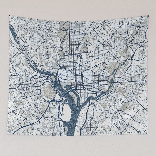 Item preview, Washington DC City Map USA  - Coastal designed and sold by deMAP.