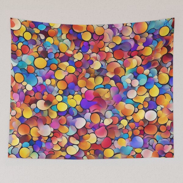 Item preview, Colorful pattern designed and sold by blackwhiteblue.