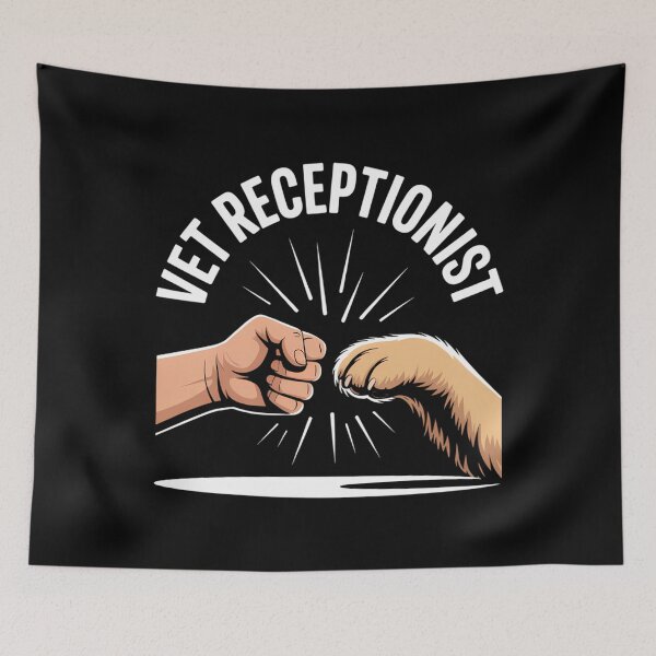 Item preview, Vet Receptionist Veterinarian Receptionist designed and sold by CookWorldLaughs.