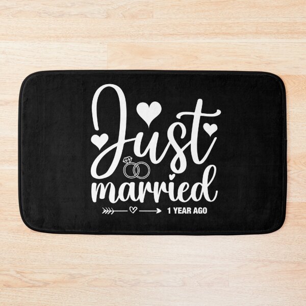 Item preview, Just Married 1 Year Ago, 1st Wedding Anniversary for Men & Women designed and sold by Mozaic Clothes.