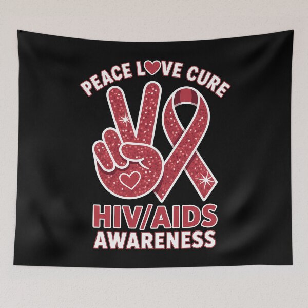 Item preview, World Aids Day HIV AIDS Awareness Support designed and sold by CookWorldLaughs.