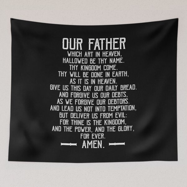 Item preview, Our Father Which Art In Heaven, LORD's Prayer from the King James Bible  designed and sold by Angela Dow.