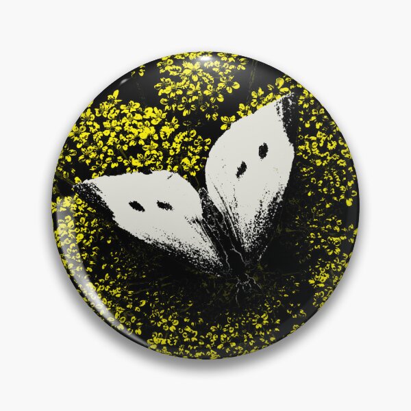 Item preview, Cabbage white butterfly yellow flower garden yellow butterfly flower designed and sold by Luzi Illustrella.