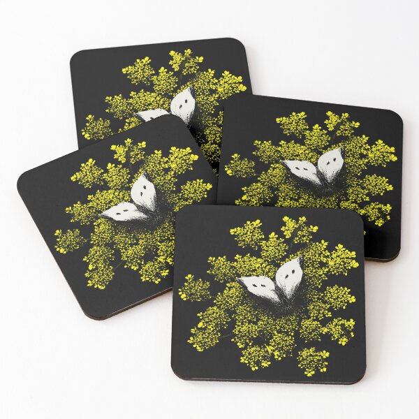 Item preview, Cabbage white butterfly yellow flower garden yellow butterfly flower designed and sold by Luzi Illustrella.