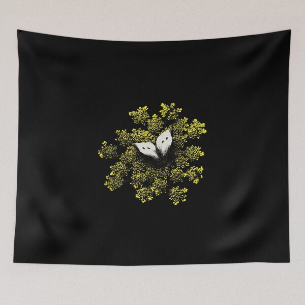 Item preview, Cabbage white butterfly yellow flower garden yellow butterfly flower designed and sold by Luzi Illustrella.