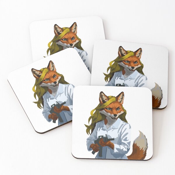 Item preview, Fundamentally Furry, Francine Frothington, Fancy Fine Foxy Freedom Fighter designed and sold by KlakkDrawsStuff.