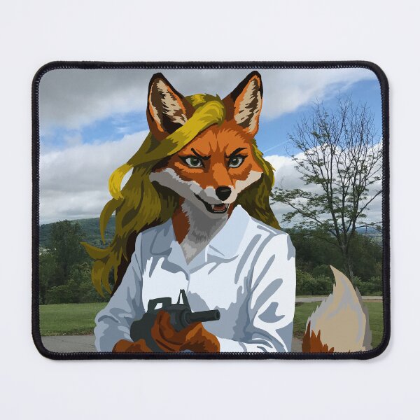 Item preview, Fundamentally Furry, Francine Frothington, Fancy Fine Foxy Freedom Fighter designed and sold by KlakkDrawsStuff.