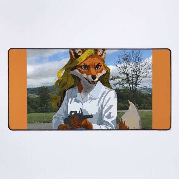 Item preview, Fundamentally Furry, Francine Frothington, Fancy Fine Foxy Freedom Fighter designed and sold by KlakkDrawsStuff.