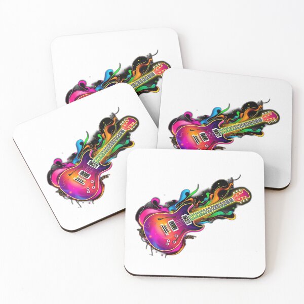 Item preview, Vibrant Guitar Abstract Art designed and sold by sharon1210.