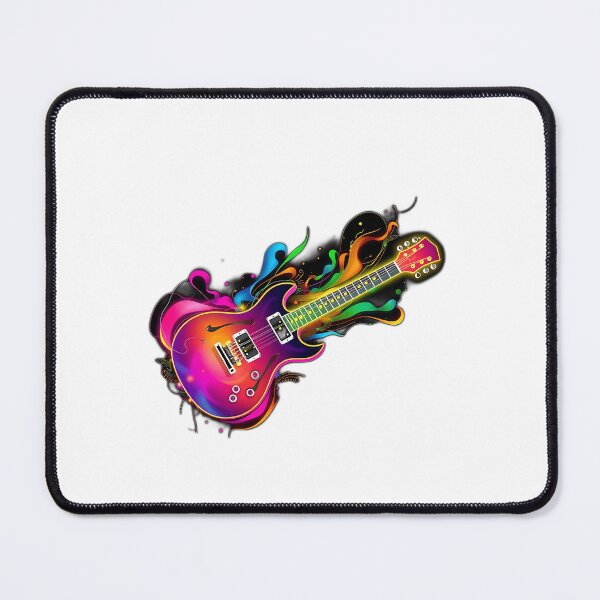 Item preview, Vibrant Guitar Abstract Art designed and sold by sharon1210.