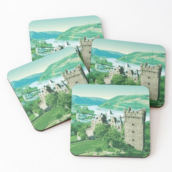 Item preview, The Castle “Klopp” in the UNESCO World Heritage Site "Upper Middle Rhine Valley” designed and sold by The Rhine in my suitcase.