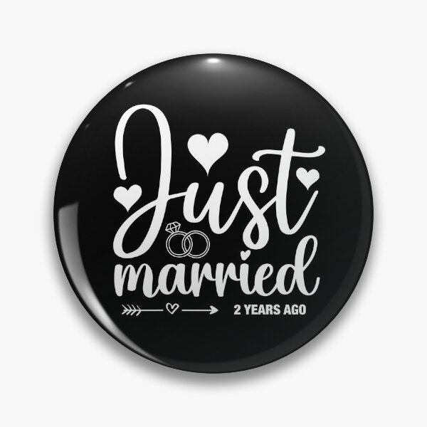 Item preview, Just Married 2 Years Ago, 2nd Wedding Anniversary for Men & Women designed and sold by Mozaic Clothes.