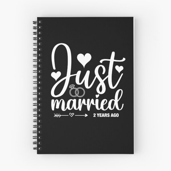 Item preview, Just Married 2 Years Ago, 2nd Wedding Anniversary for Men & Women designed and sold by Mozaic Clothes.