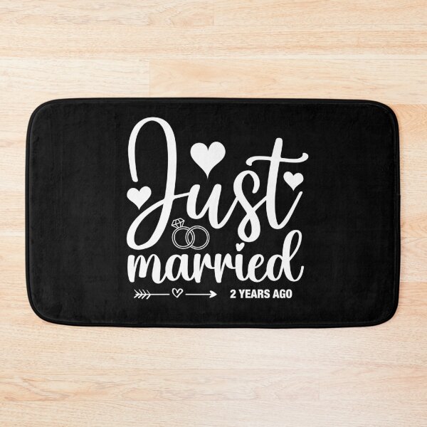 Item preview, Just Married 2 Years Ago, 2nd Wedding Anniversary for Men & Women designed and sold by Mozaic Clothes.