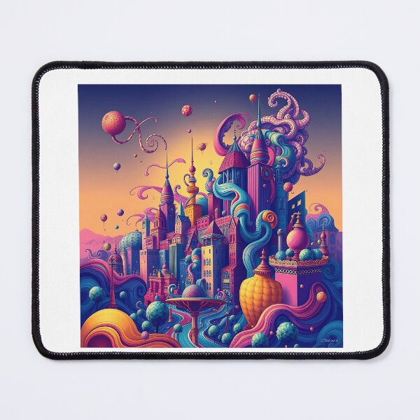 Item preview, Trippy Cityscape Art designed and sold by sharon1210.