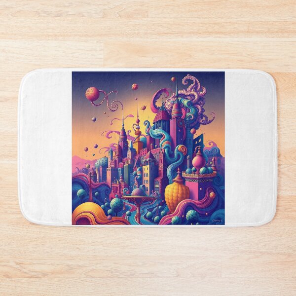 Item preview, Trippy Cityscape Art designed and sold by sharon1210.