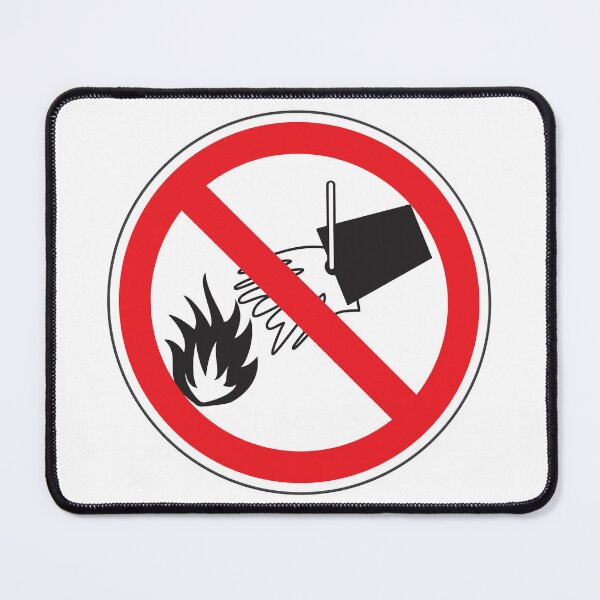 Item preview, No Water Throwing Sign, Circular Risk Prevention Signage according to INRS designed and sold by Panneaux et signalisations - NPOITEVIN.