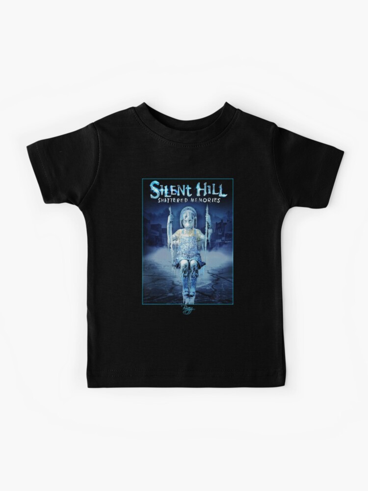 Silent Hill Shattered Memories Box Art Cover Original Kids T Shirt By Lilflipjimmy Redbubble