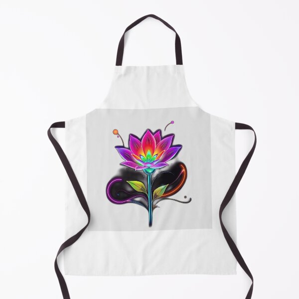 Item preview, Vibrant Flower with Neon Outlines designed and sold by sharon1210.