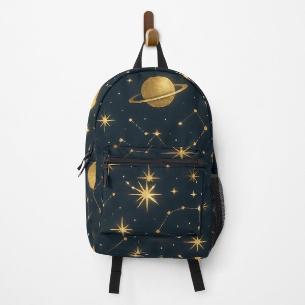 Item preview, Golden Celestial Dreams – Stars, Moons, Planets & Constellations Pattern designed and sold by Pride-Casuals.