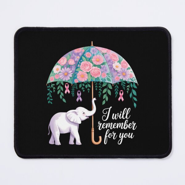 Item preview, Elephant Alzheimers Awareness designed and sold by DoorwayThreads.