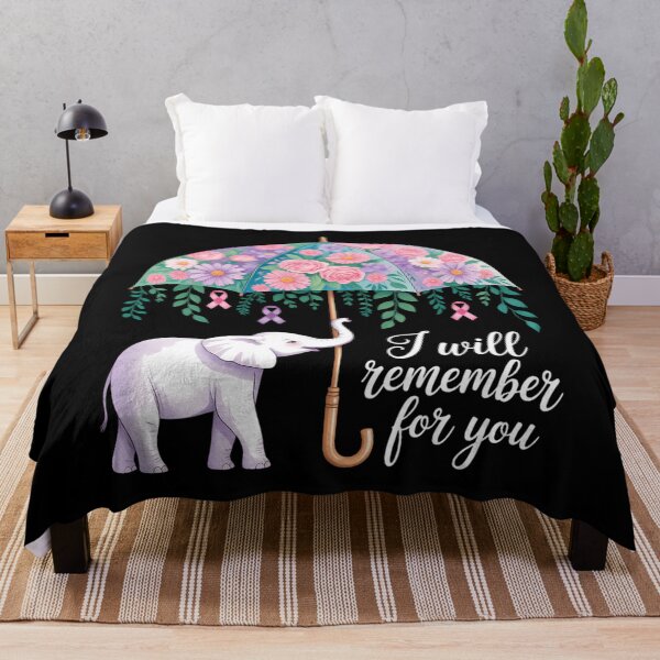 Aperçu de l'œuvre Sensibilisation à la maladie d'Alzheimer chez les éléphants créée et vendue par DoorwayThreads.