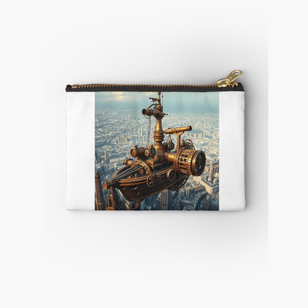 Item preview, Steampunk Skyship with Telescopes designed and sold by sharon1210.