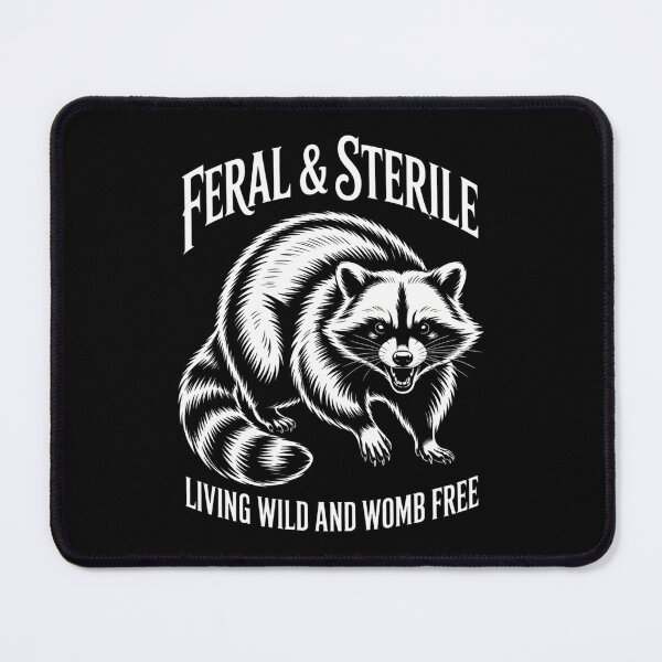 Item preview, Feral Raccoon Funny Hysterectomy Recovery Joke designed and sold by DoorwayThreads.