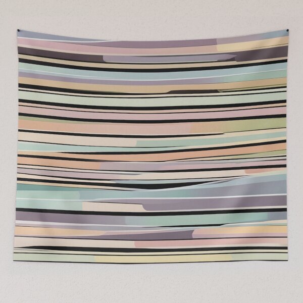 Item preview, striped pattern 104 designed and sold by blackwhiteblue.