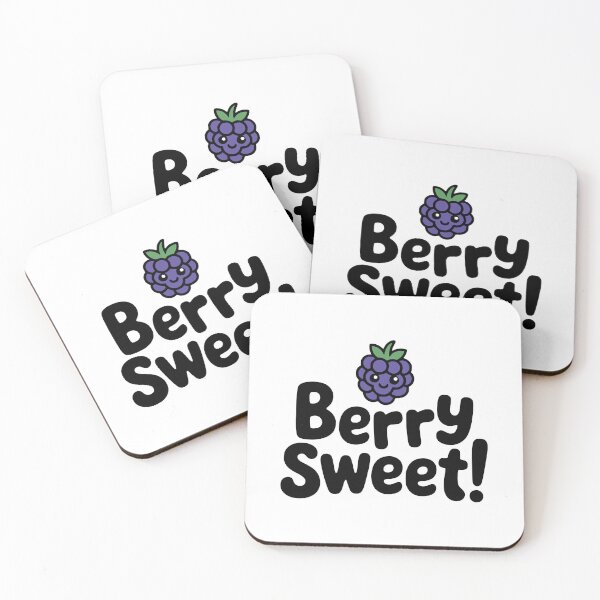Item preview, Berry Sweet! Cute Blackberry Pun designed and sold by PMCreative.