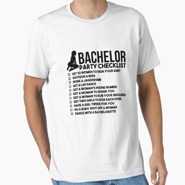Item preview, Bachelor Party Checklist - JGA Bridegroom Rumble designed and sold by anziehend.