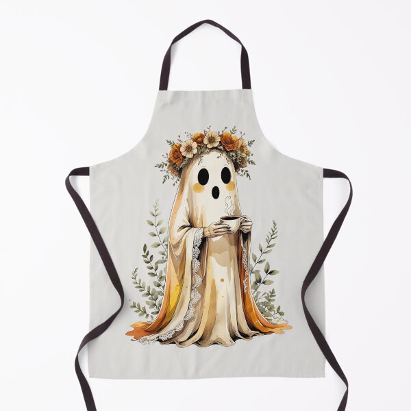 Item preview,   Love coffee,  Ghost and coffee, Ghost with Flowers, Ghost with Coffee, Coffee Lover,  designed and sold by KolorellaS.