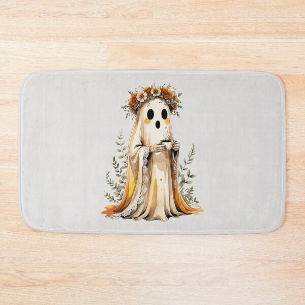 Item preview,   Love coffee,  Ghost and coffee, Ghost with Flowers, Ghost with Coffee, Coffee Lover,  designed and sold by KolorellaS.