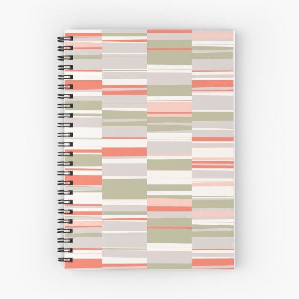 Item preview, Mosaic Rectangles in Coral, Sage, Blush, Cream and Gray designed and sold by Menega  Sabidussi.