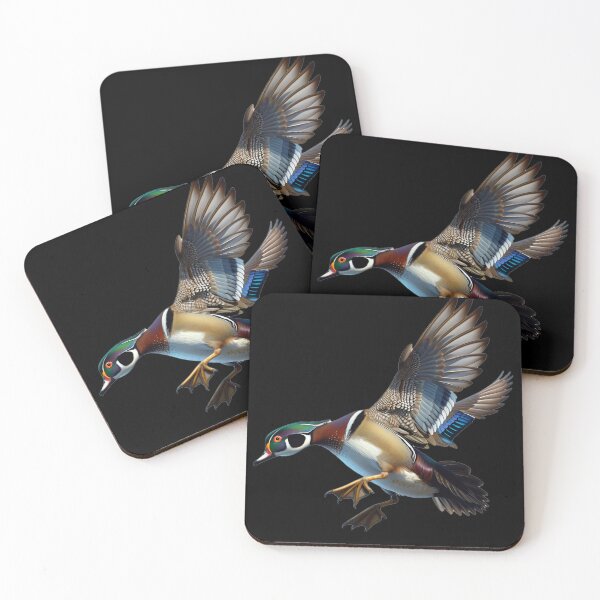Item preview, Colorful Flying Wood Duck designed and sold by LifeCrush.