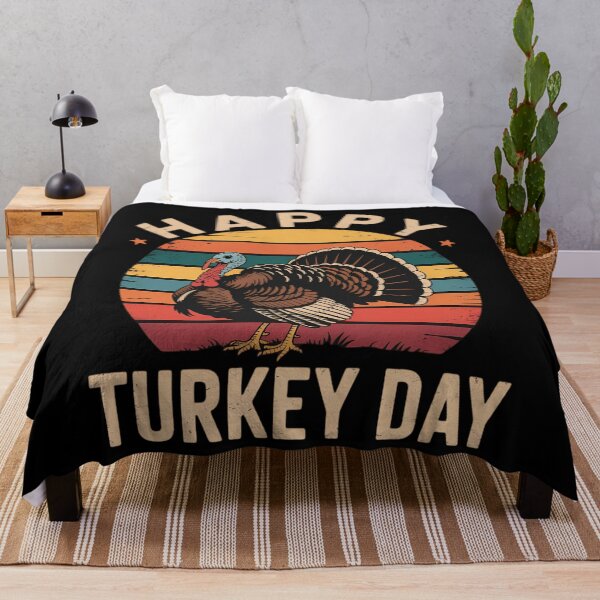 Item preview, Happy Turkey Day Thanksgiving Pilgrim designed and sold by DoorwayThreads.