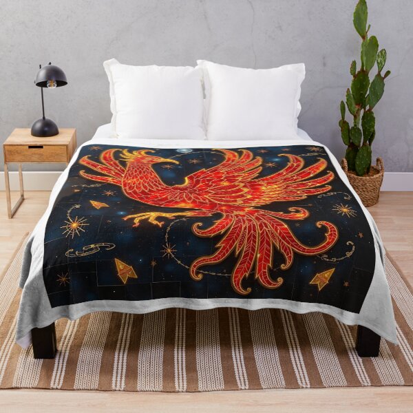 Item preview, Ruby and Gold Phoenix Art designed and sold by sharon1210.