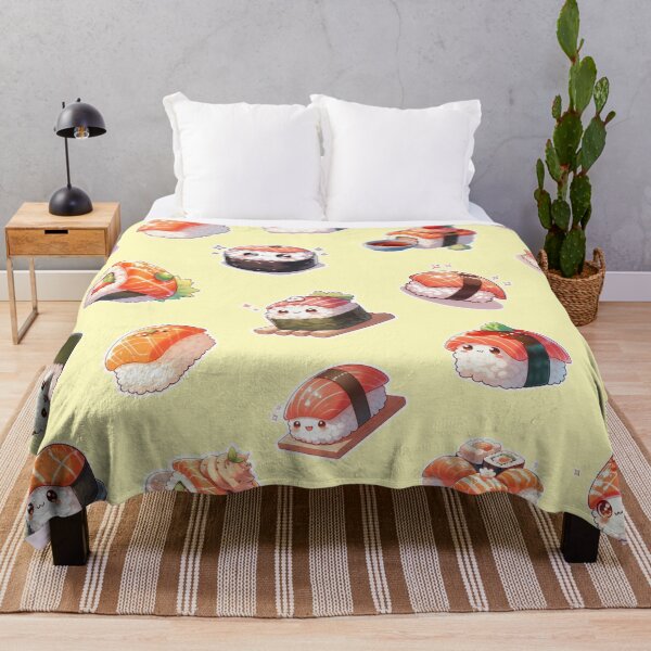 Item preview, Kawaii Sushi Manga Anime – Cute Chibi Japanese Food designed and sold by Sugar Wisdom .