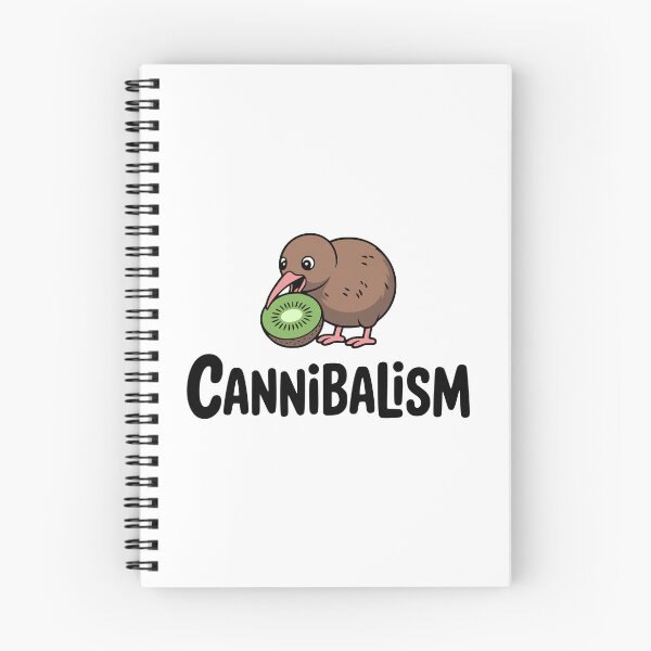 Item preview, Cannibalism! Cute Kiwi Pun designed and sold by PMCreative.