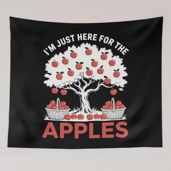 Item preview, Im Just Here For The Apples Apple Tree Love Apple Picking designed and sold by DoorwayThreads.