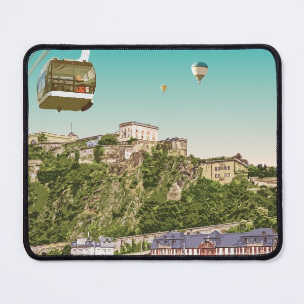 Item preview, The “Ehrenbreitstein” in the UNESCO World Heritage Site "Upper Middle Rhine Valley” designed and sold by The Rhine in my suitcase.