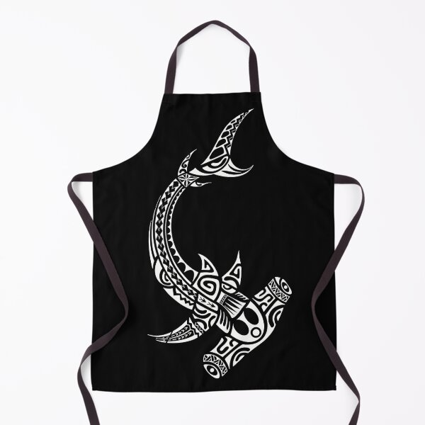 Item preview, Polynesian hammerhead shark designed and sold by tattoocreater.